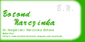 botond marczinka business card